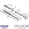 Grohe Atrio Concealed Stop-Valve Trim Shower Spare